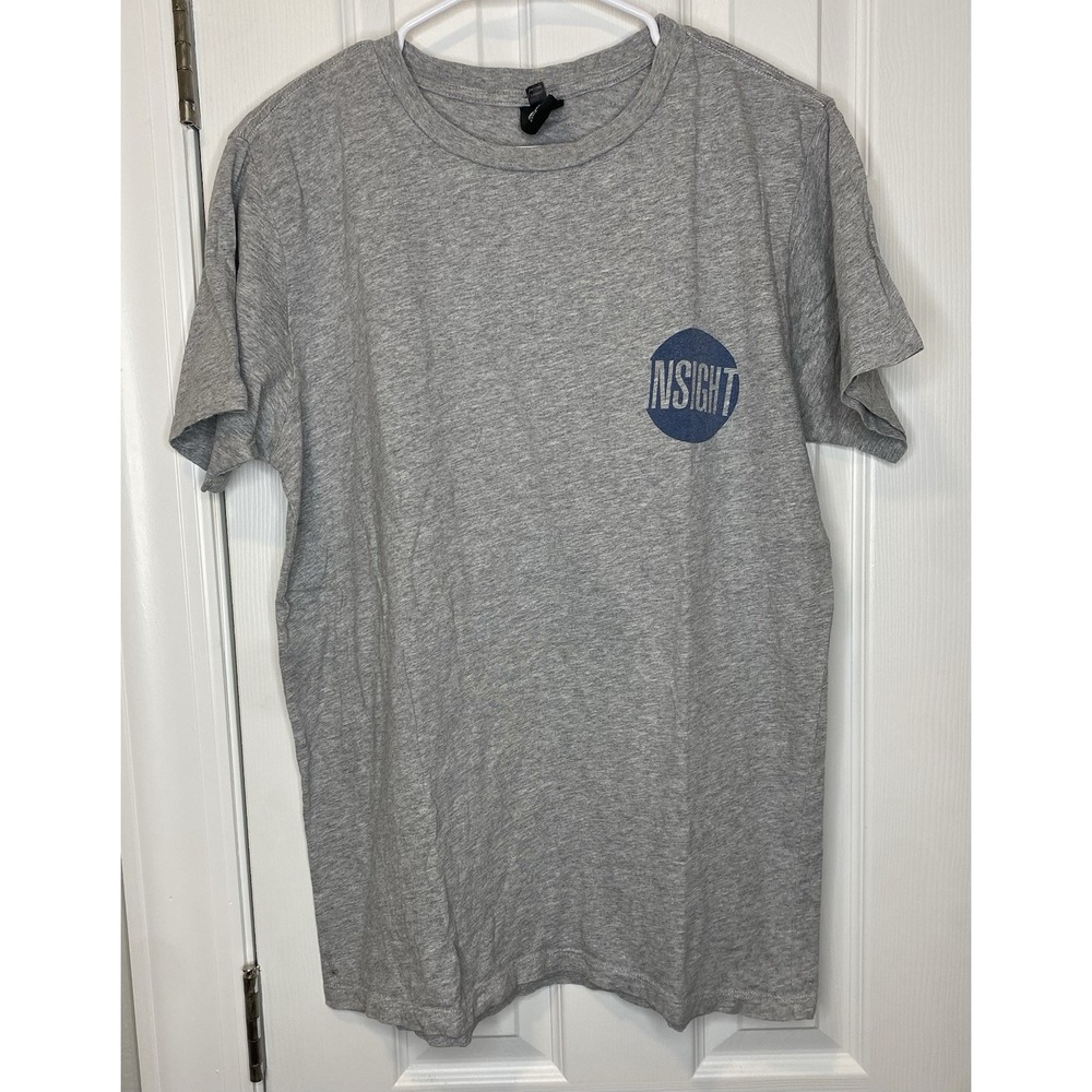 Insight‎ Men's Masters Of Manipulation Logo T Shirt Grey Size Medium